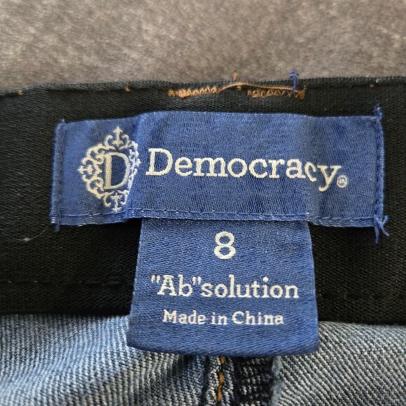 Democracy Size 8 Medium Wash Skinny Jeans Stretch Denim - Picture 4 of 4